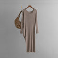 Slim Filt Long Dress