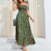 Elegant Floral One-Shoulder Maxi Dress