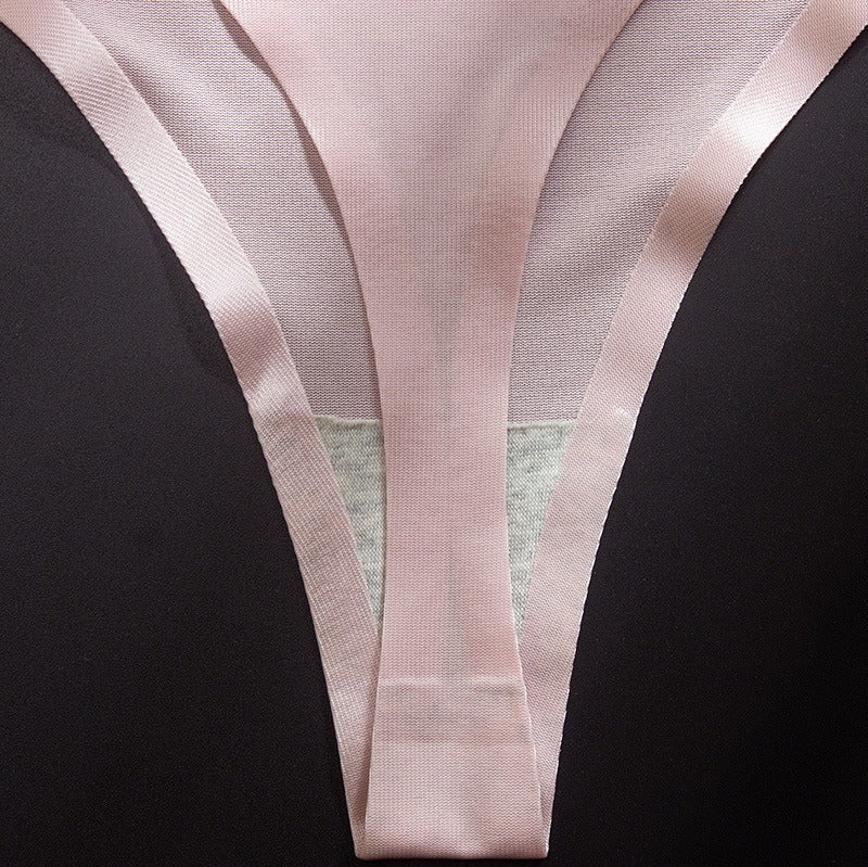 Ice Silk Low Waist One Piece Seamless Briefs - runwayfashionista.com