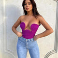 Strapless Bodycon Mini Tops