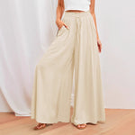 The Essential Elastic Wide-Leg Pant