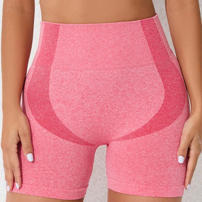 High Waist Active Shorts - runwayfashionista.com