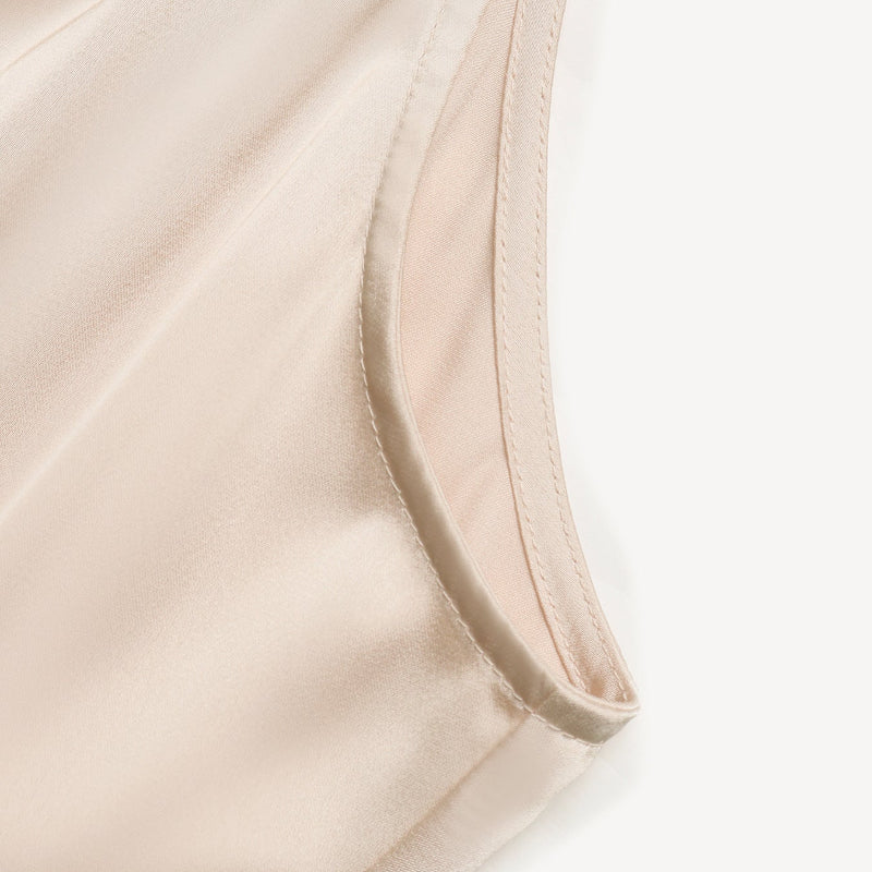 Pearl Halter High Waist Flowy Midi Dress