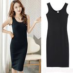 Basic Sleeveless Midi Dress