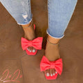 Bowknot Flat Slippers - Hot Pik