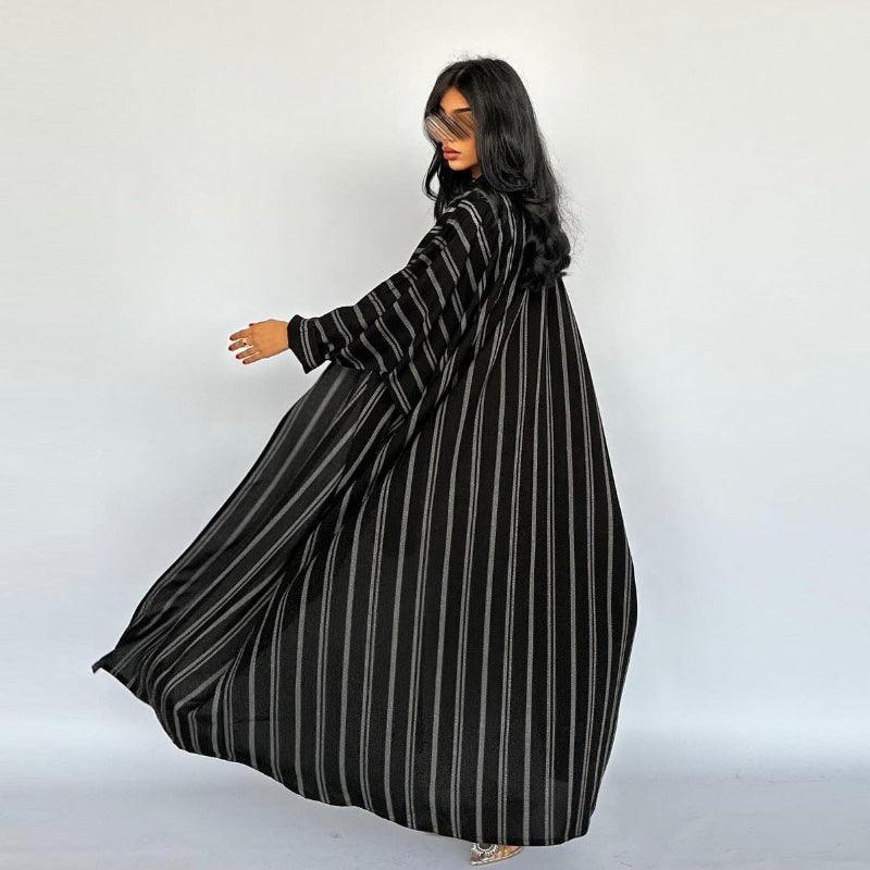 Zebra Print Abaya Cardigan