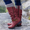 Mid Length Knight Boots - runwayfashionista.com