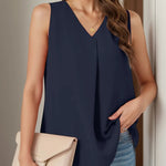 Loose Sleeveless Top - runwayfashionista.com