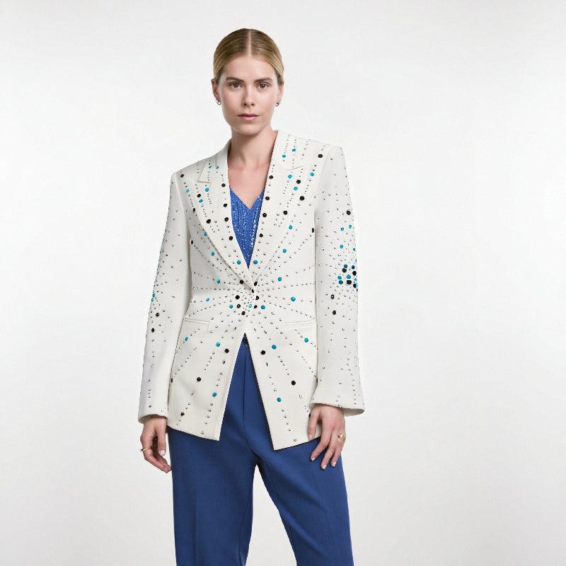 Slim Fit One Button Long Sleeve Suit