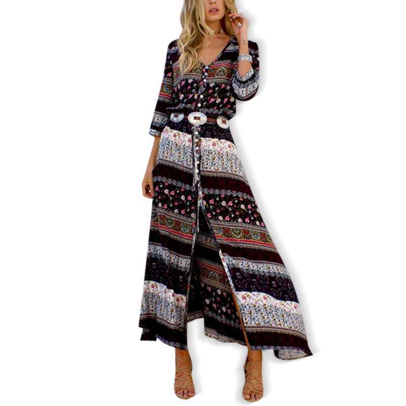 Bohemian Print Dress