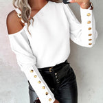 Elegant Commuter O-Neck Blouse