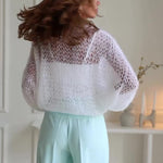 Casual Hollow Knit Cardigan