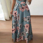 Boho Floral Print Maxi Dress - runwayfashionista.com