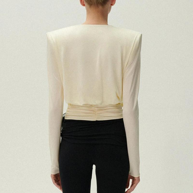 Long Sleeve Temperament Style Top