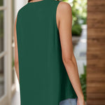 Loose Sleeveless Top - runwayfashionista.com
