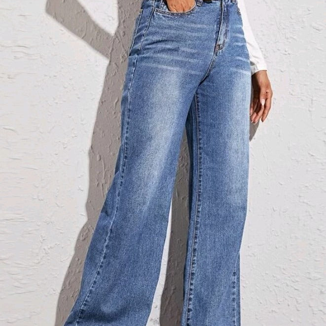 The New Era of Tailoring: High Waist Loose Denim Jeans