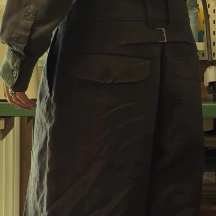 Casual Linen Wide-leg Pants