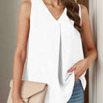 Loose Sleeveless Top - runwayfashionista.com