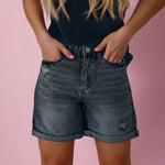 Unleash Your Summer Vibe: Tassel Ripped Denim Shorts