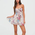 Sheer Floral A-line Mini Dress: The Ultimate Summer Statement