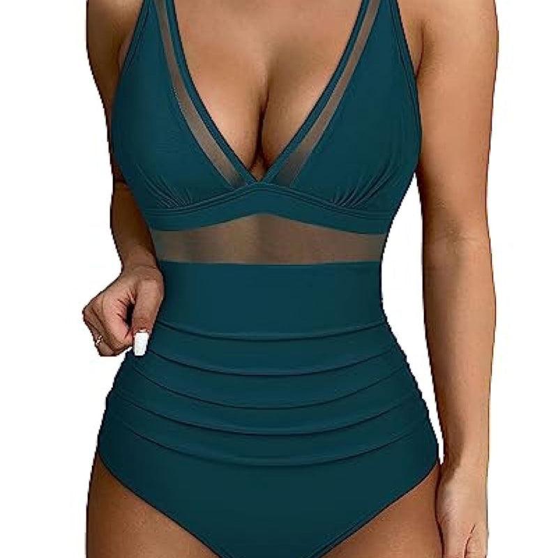 One piece hollow swimsuit