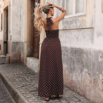A-Line Elegant Vintage Midi Dresses - coffee
