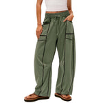 Y2K Wide-leg Pants With Pockets