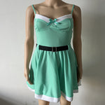 Festive Contrast-Trim Camisole Dress