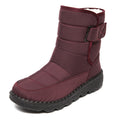 High Top Waterproof Plush Cotton Boots - runwayfashionista.com