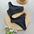 One-Piece Single Shoulder Swimwear  