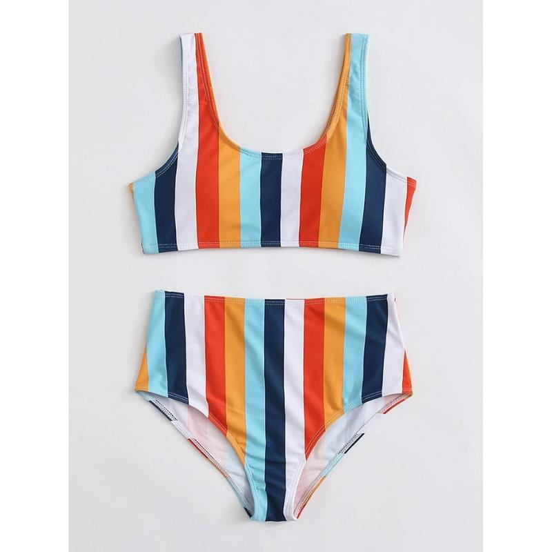 High Waist Push Up Bikini