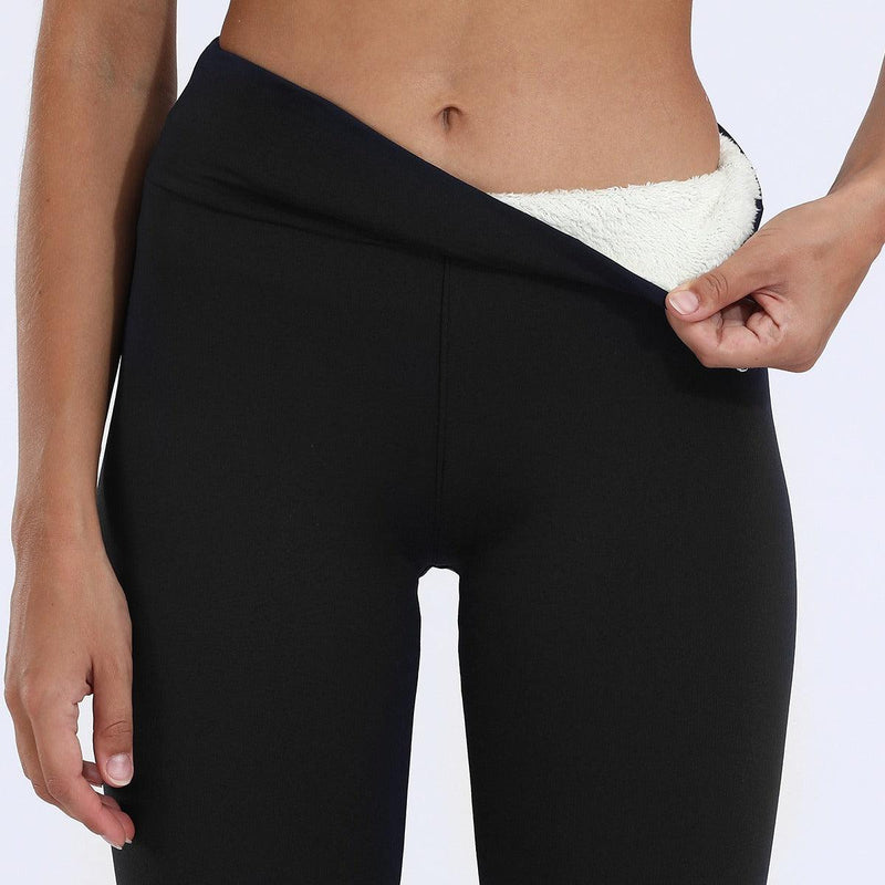 Large Size Plus Velvet Tight Thermal Pants - runwayfashionista.com
