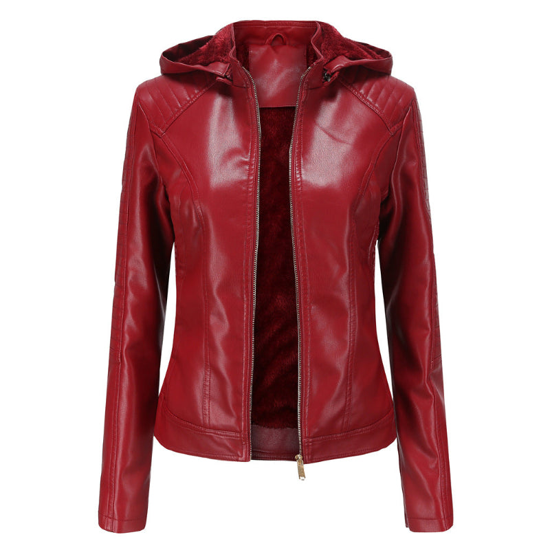 Gemini saidHooded Long Sleeved Jacket: The Ultimate Urban Essential - red