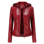 Gemini saidHooded Long Sleeved Jacket: The Ultimate Urban Essential - red