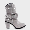 Belt buckle thick heel fashion boots | Women - Boots | eprolo