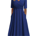 Short sleeved front cross dress - runwayfashionista.com