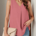 Loose Sleeveless Top - runwayfashionista.com