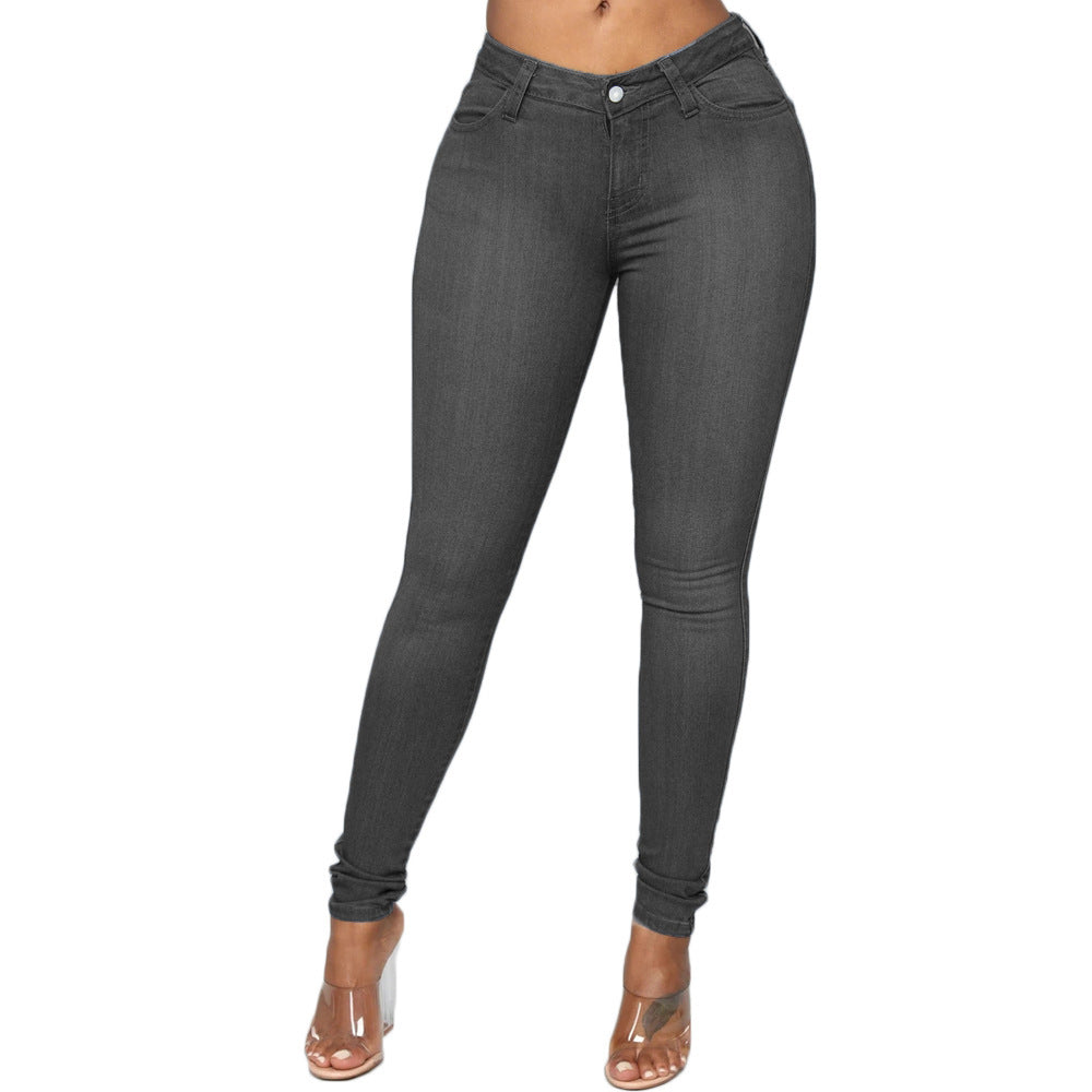 Fashionable High-Elasticity Hip-Lifting Jeans | All-Day Comfort & Style - rnwayfashionista.com