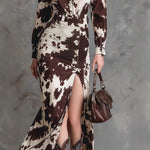 Long Sleeved Irregular Midi: Defy Convention