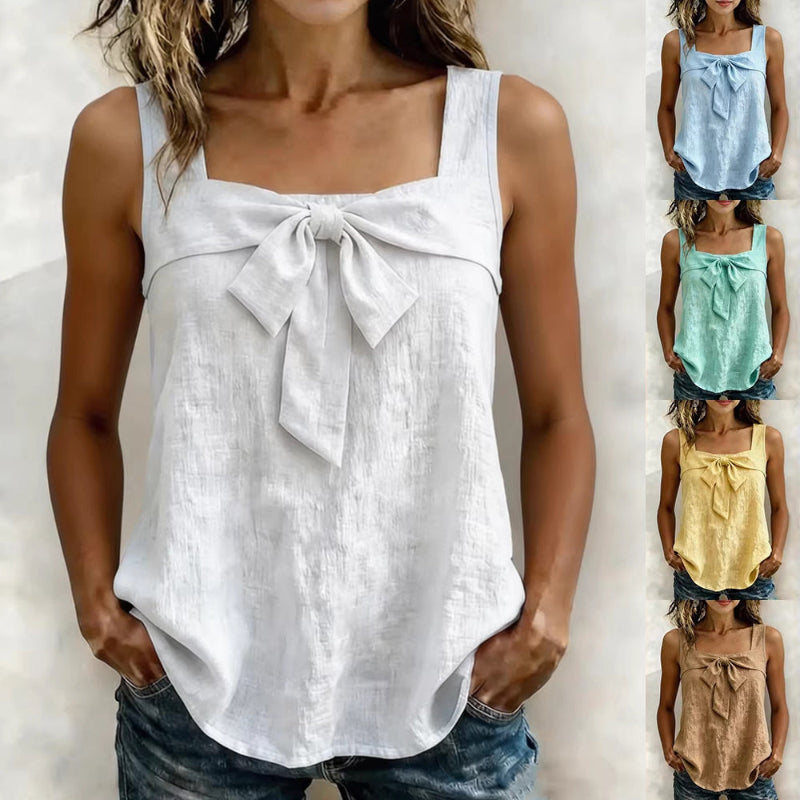 Square-Neck Tank Top