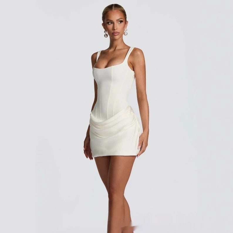 Graceful Sleeveless Mini Dresses