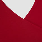 Burgundy Red Cutout Long-sleeved Bodycon Maxi Dress