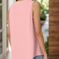 Loose Sleeveless Top - runwayfashionista.com