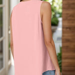 Loose Sleeveless Top - runwayfashionista.com