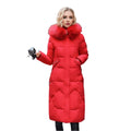 Slim Fit Knee Length Cotton Padded Jacket