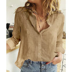 Loose Long Sleeve Oversized Shirt: The Ultimate Wardrobe Essential - brown