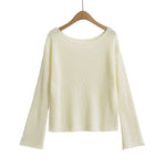 The Essential One-Shoulder Sweater: Elevated Office Style - white