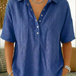 Short-sleeved Shirt - blue