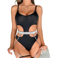 Hollowed Out Backless One Piece Lingerie