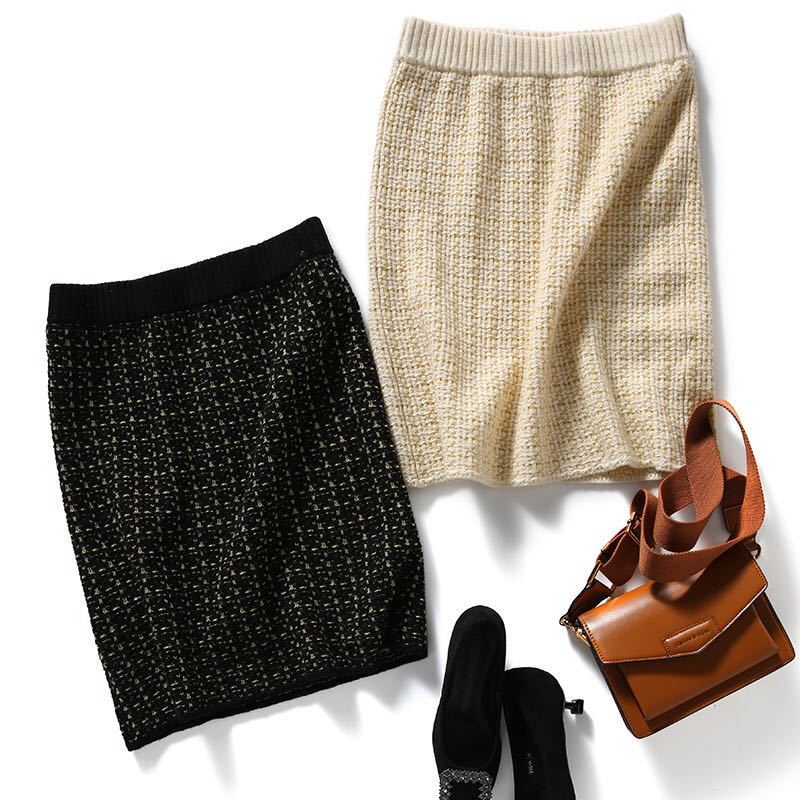 Textured Button-Front Jacket and Skirt Set